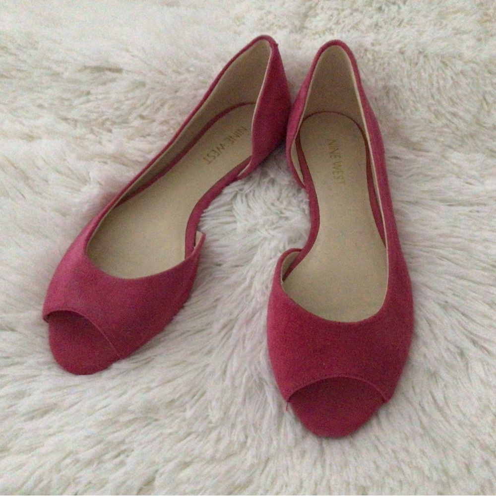 Nine West Suede D’orsay flats
